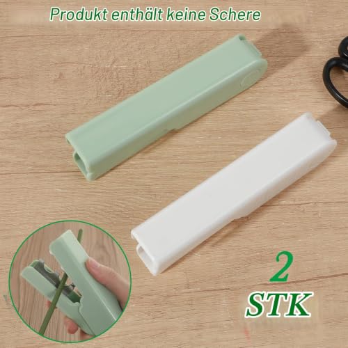 Pack of 2 Rose Thorn Remover Tool for Removal, Efficient Rose Cutting, Florist Supplies, Accessories Tools for Burr Removal for Garden, Florists, Gardening, Flower Arrangements (Green, White)