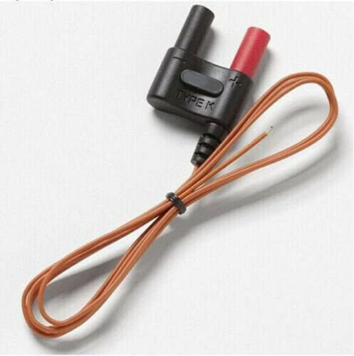 [Australia - AusPower] - 80BK-A Type K Thermocouple, Temperature Bead Probe, Clamp for Fluke Multimeter. 