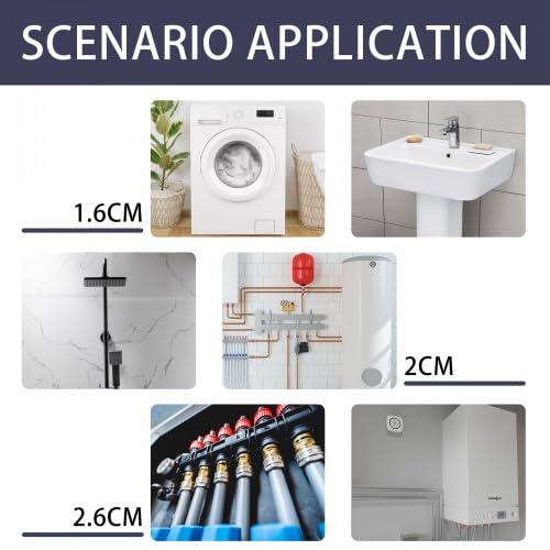 [Australia - AusPower] - Calibrator for Composite Pipe 16-20-26 - Aluminium Composite Pipe Calibration Mandrel and Deburring for PEX-AL-PEX Pipe, Inner and Outer Edge Rounders for Pipe Processing 