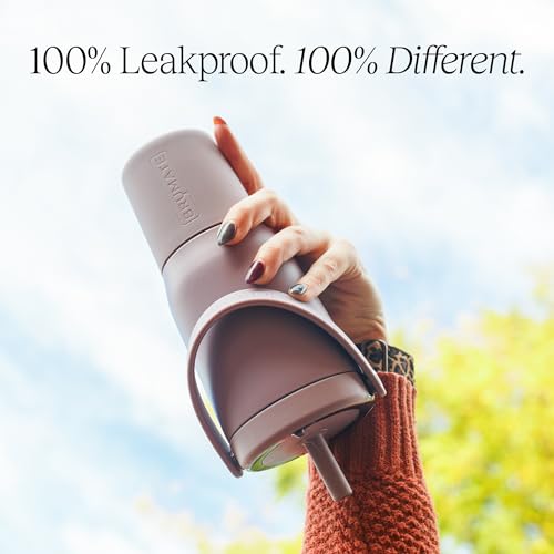 BrüMate Resa 25oz 100% Leakproof Travel Tumbler w/Handle & Straw | Flexible SoftSip Straw | Silicone Sleeve for Durability | Stainless Steel | Cup Holder & Travel Friendly Water Bottle (Citrus Daisy)