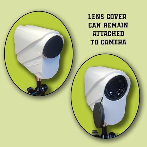 US Designed & Veteran Made - Protective Clam Cover for The AVKans Go Wireless Camera | White Thermoplastic Material Blocks Sun & Prevents Overheating for Outdoor & Sports (Baseball & Softball)
