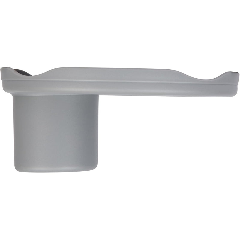 [Australia - AusPower] - Plate Accessory, in All 12 Colors, Conveniently Holds Your Food, Snacks, Drinks | Multi-Use Hands Free Project Work Station, Ruggedized Portable Design, Diameter of 8.5"/21.6 CM Gray 