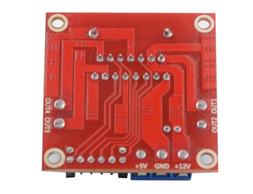 WMYCONGCONG 5 Pcs Motor Drive Controller Board Module Dual H Bridge DC Stepper Module for Arduino