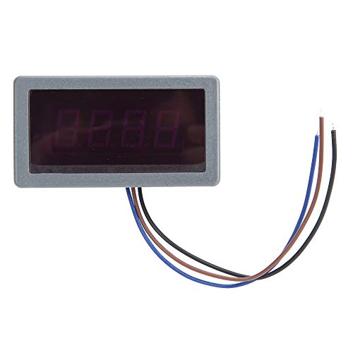 [Australia - AusPower] - Digital Speed Meter LED Tachometer 4-Digit Tube Display Tachometer with High Measuring Accuracy and Electronic Hall Sensor AC220V for Industry 