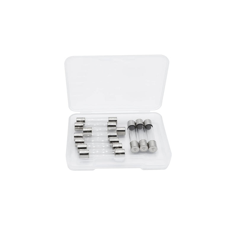[Australia - AusPower] - Pack of 10 pcs F2AL Fast-Blow Fuse 2A 250V Glass Fuses 0.23 x 1.18 inch / 6 x 30 mm (2amp) (F2A) 