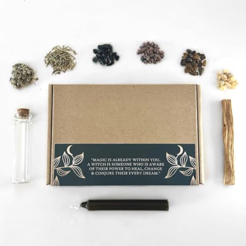 Sacred Nest Protection Spell Jar Kit, Complete DIY Spell Set & Instructions