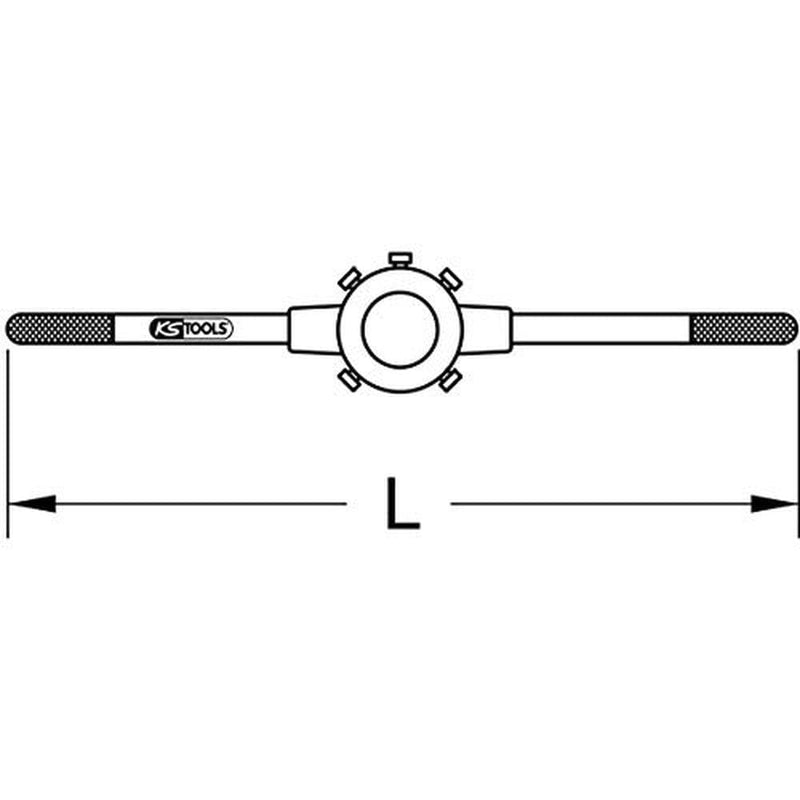 [Australia - AusPower] - KS Tools 331.0006 Die holder, M12-M14 