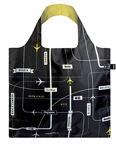 LOQI unisex-adult Airport (Set of 3) Arrivals, Departures, Icons