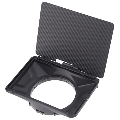Hersmay Mini Matte Box Lightweight 4x4 4x5.65 Clip-on Lens Matte Box for DSLR Mirrorless Camera for Sony A7IV A9 A7 A7R A7S II III IV; For Nikon Z6 Z7 II; EOS R5 R5C M6 M50 GH5 GH6 BMPCC 4K 6K Pro Mini Mattebox