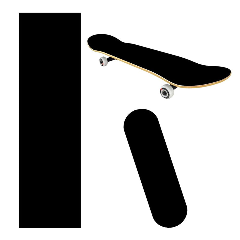 Custom Skateboard Grip Tape Design Your Own Personalized with Name Photo Logo Picture Waterproof Stickers 9x33 Inch, 1 PCS, Blank Black