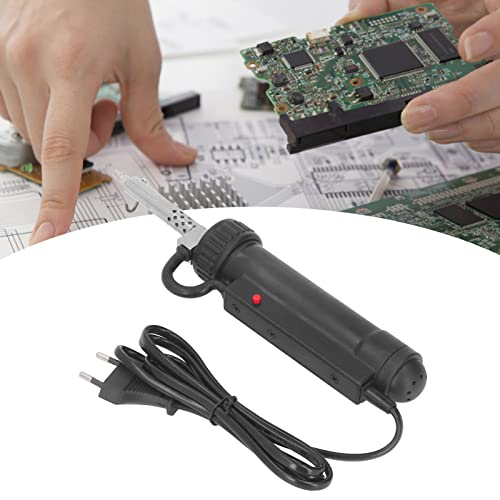 Fafeicy BBT680 Professional Electric Desoldering Pump Soldering Suction Mini Automatic Portable for Electronics Repair with 220 V EU Plug ABS Stainless Steel