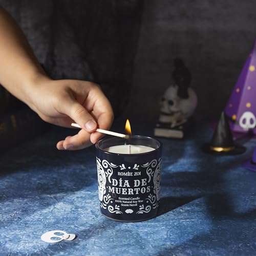 ROMIIE ZOI Fall Scented Candle - Dia de Muertos - 6oz Soy Wax