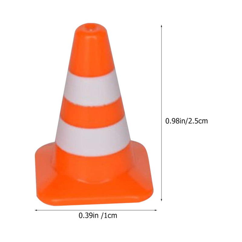 [Australia - AusPower] - NUOBESTY 30Pcs Mini Traffic Signs Miniature Traffic Cones Barricades Signs Traffic Scene Roadblock Toys Road Sign Models Kids Early Educational Cognitive Toys 