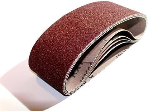 [Australia - AusPower] - Goodway Fabric Sanding Belts for Belt Sanders 75 x 533 mm Grit 40-10 Pieces 