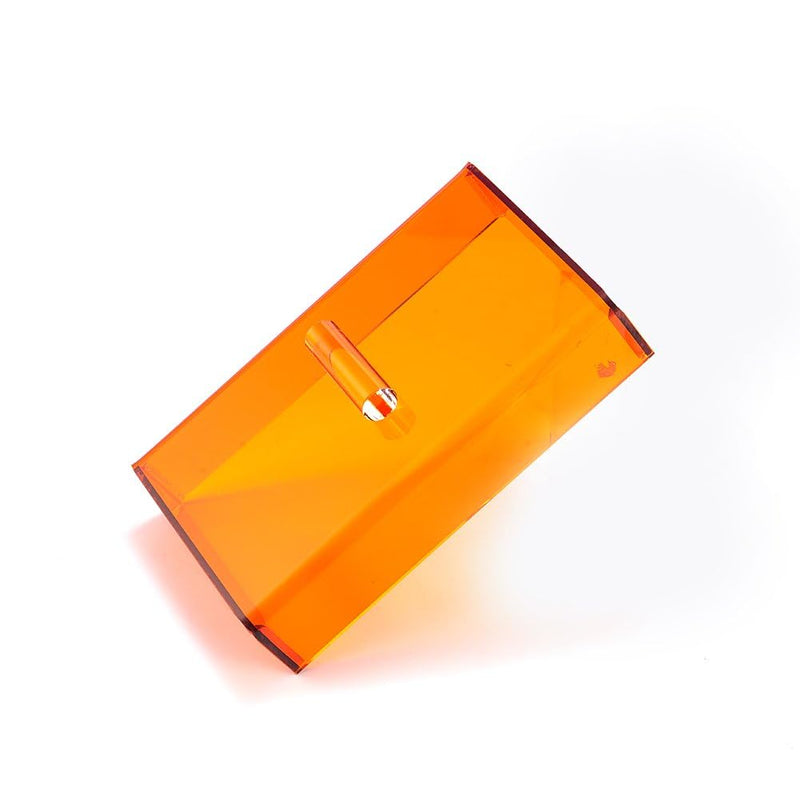 [Australia - AusPower] - Dental Curing Light Protector Box Orange Ultraviolet Shield Cover Box with 2 Size (Large) Large 