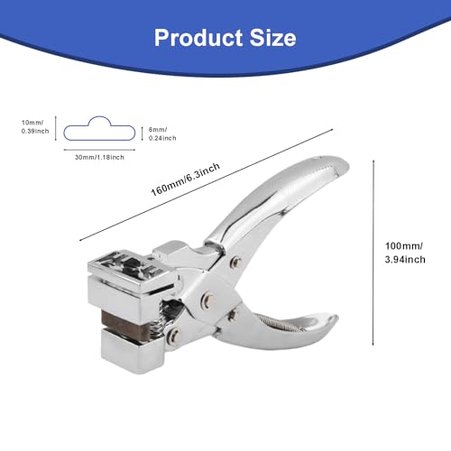 Ragyzity heavy-duty steel handheld T-slot hole punch pliers for airplane euro slot punching
