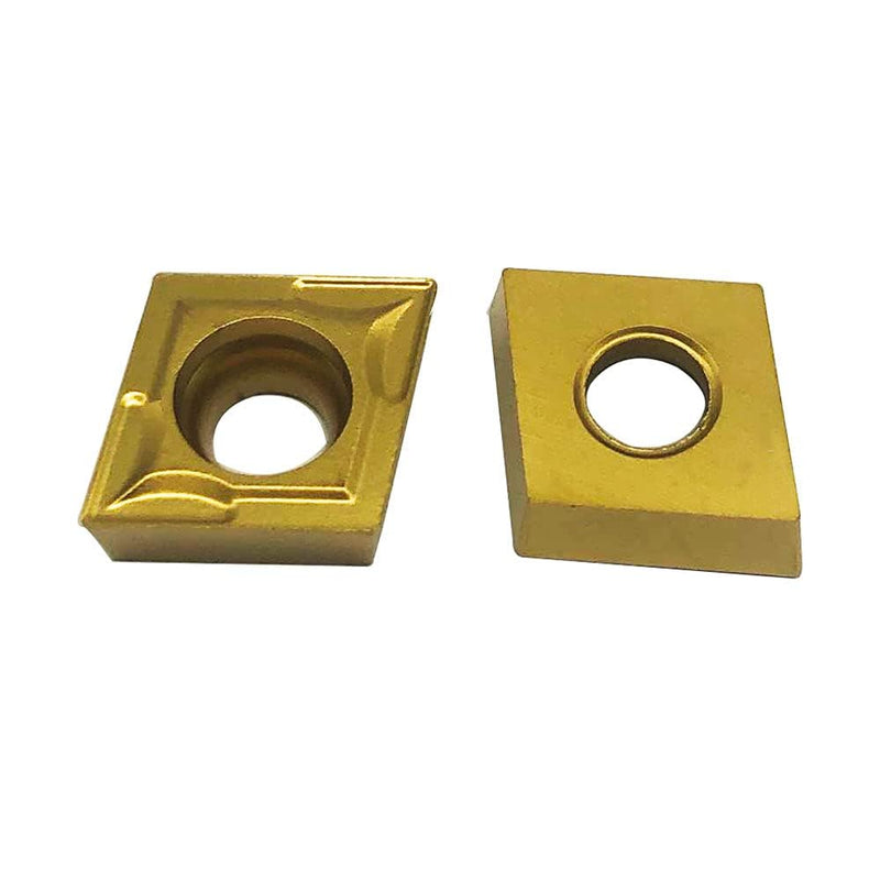 CCMT09T304 Indexable Inserts, Carbide Turning Inserts, Multilayer Coated, Replacement Parts for CNC Lathes and Drill Rods (Pack of 20 CCMT09T304) 20pcs CCMT09T304