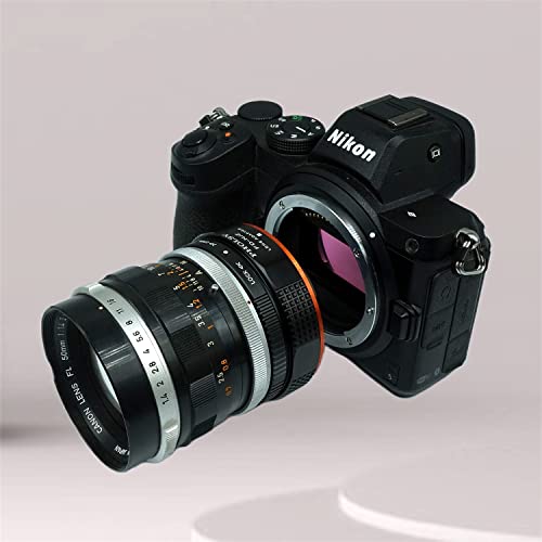 PHOLSY Lens Adapter Compatible with Canon FD FL Lens and Nikon Z Camera Canon FD to Nikon Z