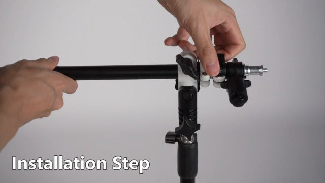 Selens Telescopic Reflector Holder Extendable Boom Arm 360 Degree Swivel