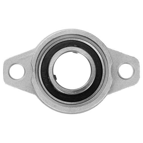 sourcing map 4pcs KFL005 Pillow Block Bearings 25mm Bore Bearing Units Zinc Alloy Flange Mounted Bearing Housing, P6(ABEC3)