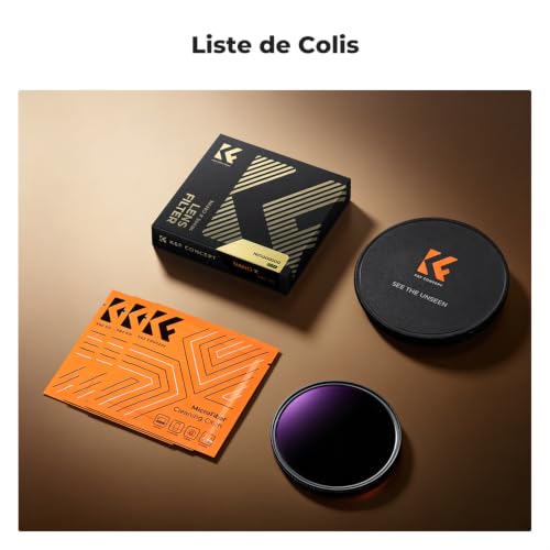 K&F CONCEPT 55mm ND1000000(20 Stops) ND Lens Filter with 28 Multi-Coated