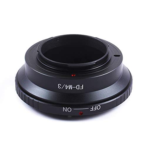 Compatible with for Canon FD Lens Micro 4/3 M4/3 Adapter LUMIX GX7 GF6 GH3 G5 GF5 GX1 GF3 G3 & for Olympus OM-D E-M1 E-M5 E-PL6 E-P5 Camera Canon FD to M4/3 adapter