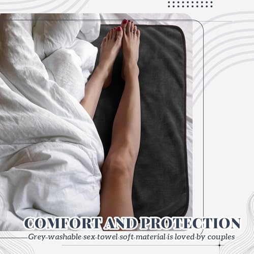 72 x 34 in Couple Waterproof Mat for Lover Adult, 1 Pcs, Black 72 x 34 in