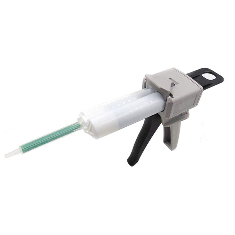 Dispenser Gun, 50ml Dispensing Gun Kit Impression Mixing Dispensing Dispenser AB Gun 1:1/1:2 (Pack of 2) 7 x 4 x 2 inches (Pack of 2)