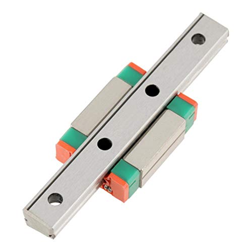 Miniature Linear Rail Guide, LWL7B 55mm Linear Guide Rail + Linear Guide Block, Linear Sliding Guide Rail for 3D Printer and CNC Machine