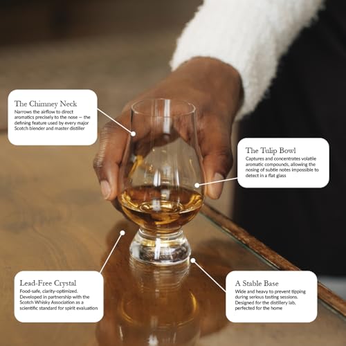 Glencairn Crystal Whiskey Glass, Set of 6, Clear, 6 Pack