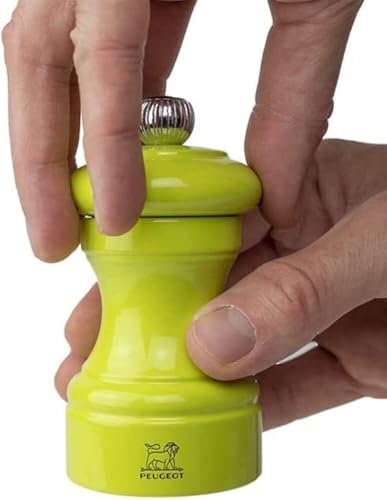 PEUGEOT - Bistro - 10 cm Salt Mill - Lacquared Pistachio Colour Ice Salt Mill