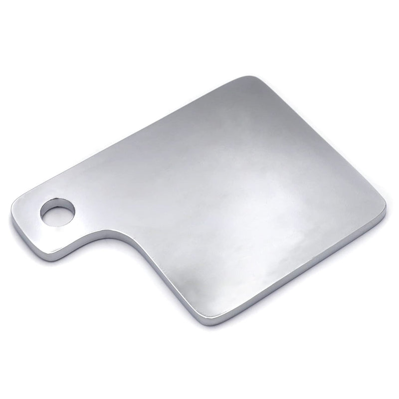 MT276-CD Universal Inspection Tag Sticker Renewal License Plate Chrome 1/2" bolt placement