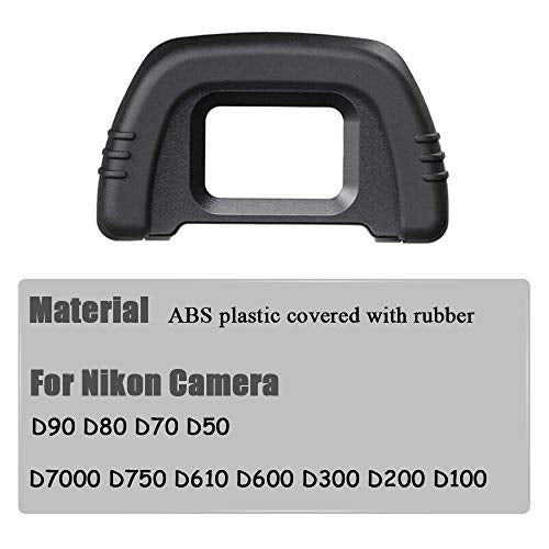 D90 D7000 Viewfinder Eyepiece Eyecup Eye Cup for Nikon D7000 D90 D40 D50 D70/D70S D80 D200 D300 D600 D610 D750[2 Packs], Replace eyepiece DK-21, Fire Rock Camera Eyecup Accessories DK21