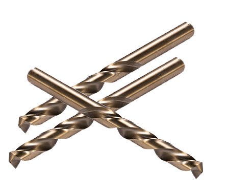 BEILI Tools HSS M35 Cobalt Twist Drill Bits, Pack of 5 (12.7mm, 1/2") 12.7mm(1/2")