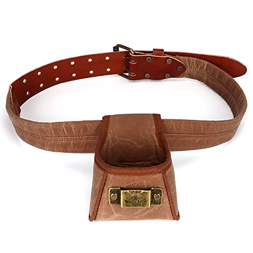 TOURBON screw work pouch tool belt holster with tape measure clip