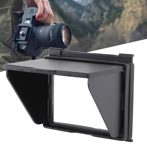 Camera Sun Shade ABS Folding Hood for , Blocks Sunlight, Screen, Portable