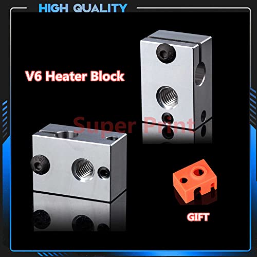 Prusa I3 MK3S+ Hotend,V6 Heater Block Heatsink Heatbreak for V6 All Metal J-head Hotend,Prusa I3 MK3 MK3S MK2 Series.(Hardened Steel Nozzle Kit) V6 hotend Hardened Steel Nozzle Kit