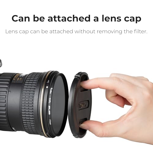 Kenko Camera Lens Effect Filter Smart C-PL 82mm, for Landscape, Adjust Contrast and Saturation, Removes Diffuse Reflection of Light, Low-Profile, 382950