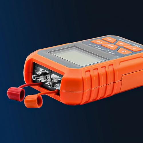 Namvo Portable Optical Power Meter with 5KM Red Light -70+3dBm Mini Optical Power Tester Network Cable Tester Portable Digital Light Power Meter