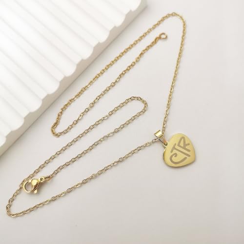 Womens CTR Necklace LDS Baptism Gift Choose The Right Gold-2
