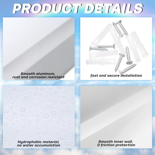 Moxweyeni 2 Pack Aluminum Camera Shield Waterproof Outdoor Sun Shade