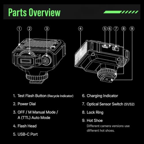 VILTROX Spark Z3 TTL Camera Flash for Sony US-Z3-S