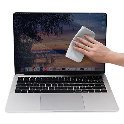 MOSISO Polishing Cloth, 2PCS Electronic Screen Cleaning Cloths, Grey