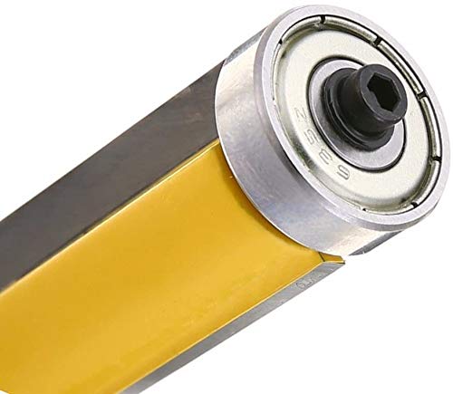 [Australia - AusPower] - Router Bits for Woodworking - Pattern Flush Trim Router Bit Top & Bottom Bearing - 2-½” Cutter 3/4" Diameter - Premium C3 Carbide Cutters Router Bits - Wood Straight Router Bits 1/2 Shank - 14135 2-1/2" Length - 3/4" Width - 1/2" Shank 