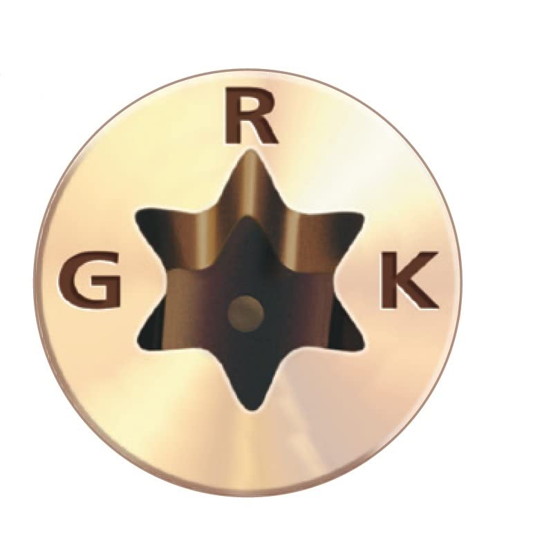 GRK 96089#12/14 x 5-5/8" R4™ Multi-Purpose Screws 50 Count Gold #12/14 x 5-5/8"