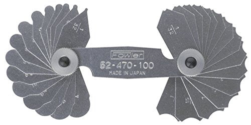 [Australia - AusPower] - Fowler 52-470-110-0, Metric Radius Gage Set with 1mm-7mm Range 