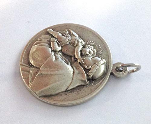 Medal of Saint Anthony of Padua - BIg Size - 32 mm - Made in High Relief