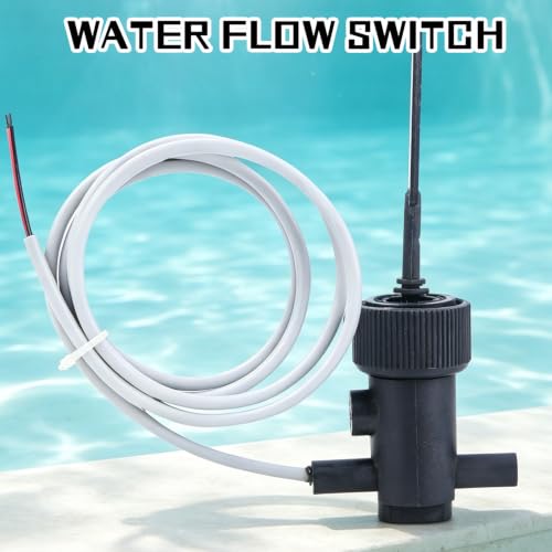 Temperature-resistant water paddle flow switch FS-10 100 V, adjustable flow ranges water switch, float switch for floating equipment, gas meter, water meter