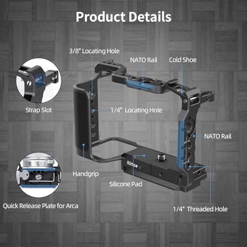Nitze Cage for Sony ZV-E10 II Camera - T-S14A