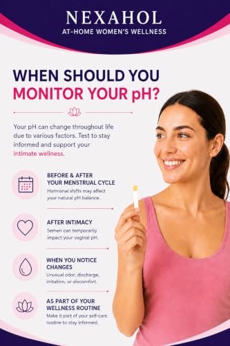 Vaginal pH Test Strips for Women, 50 Count, pH Balance Kit